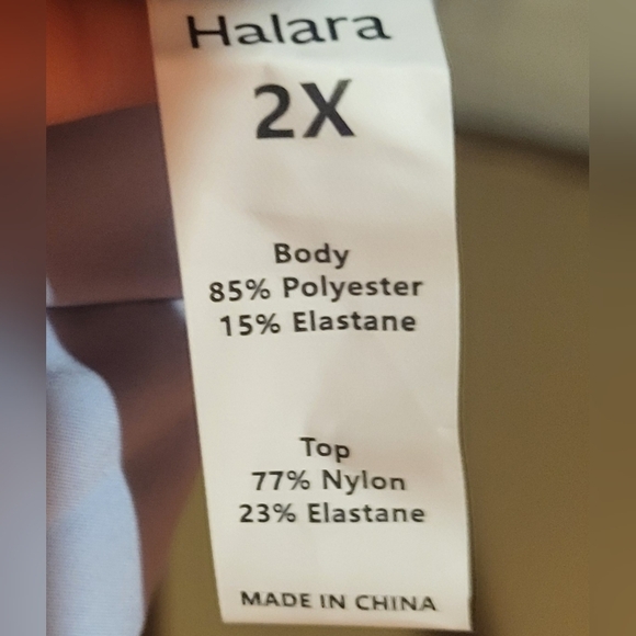 Halara Breezeful Blue Backless Racerback Pockets HighLow Flowy Midi Dress Sz 2XL - Picture 8 of 8